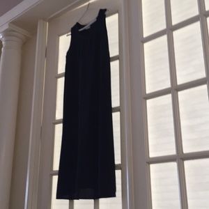 Basic black maternity dress